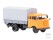 H&Auml;DL 121047-15 IFA W50L Doka Holzpritsche Plane Ladebordwand Pastellorange