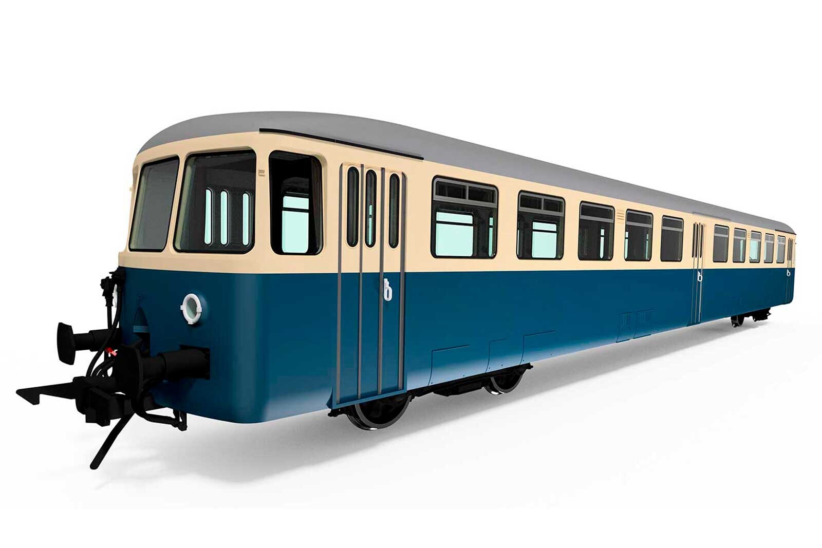 Lenz Akku Triebwagen Br Blau Beige Ep Iv Db