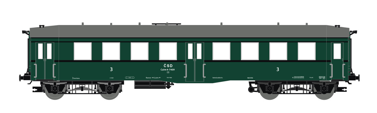 Saxonia 120054 Personenwagen "Altenberg" Calm 3. Klasse 1.BN Ep. IIIa CSD