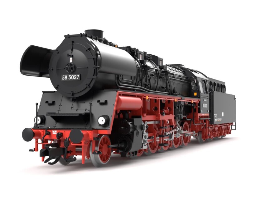 Saxonia 120105 Dampflok BR 58 3027 mit T34 Tender Ep. III DR