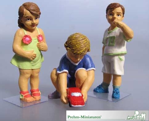 Prehm 500113 Kinder 3 Figuren Set 3 Metall