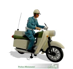 Prehm 500125 DDR Polizist auf Motorrad