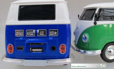 Prehm 530003 VW Bus T1 ( ca. 1:22,5) mit Soundmodul MP3 Player Radio Port f&uuml;r USB und Micro SD
