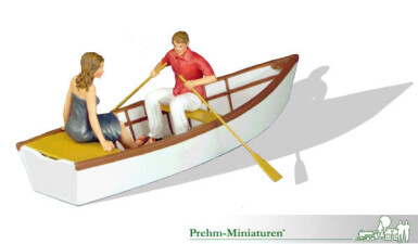 Prehm 550141 Ruderboot mit Liebespaar