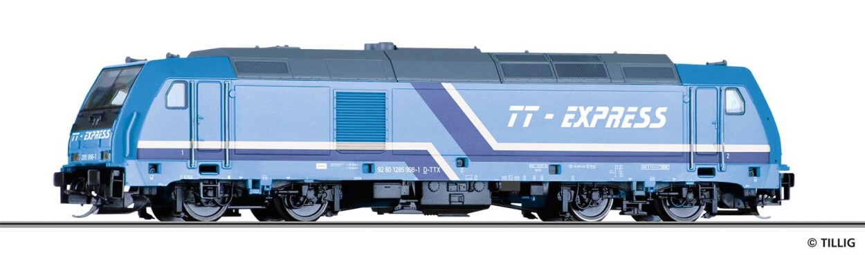 Tillig 04848 START-Diesellok BR 285 „TT-Express“ Ep. VI