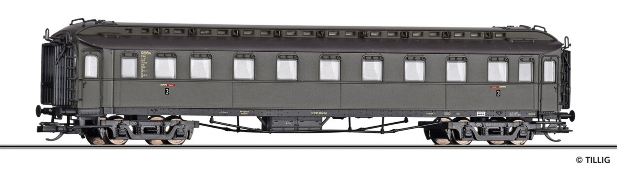 Tillig 12007 Personenwagen 3. Klasse Ep. III DB