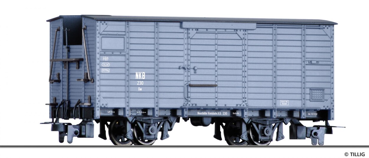 Tillig 15947 Gedeckter Güterwagen Gw Ep. III NKB