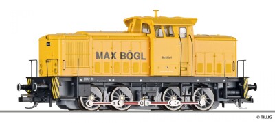 Tillig 96332 Werklok 4 der Max B&ouml;gl Bauservice GmbH...