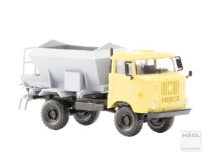 H&Auml;DL 121053-10 LKW IFA W50 LA mit Streuaufsatz D 032...