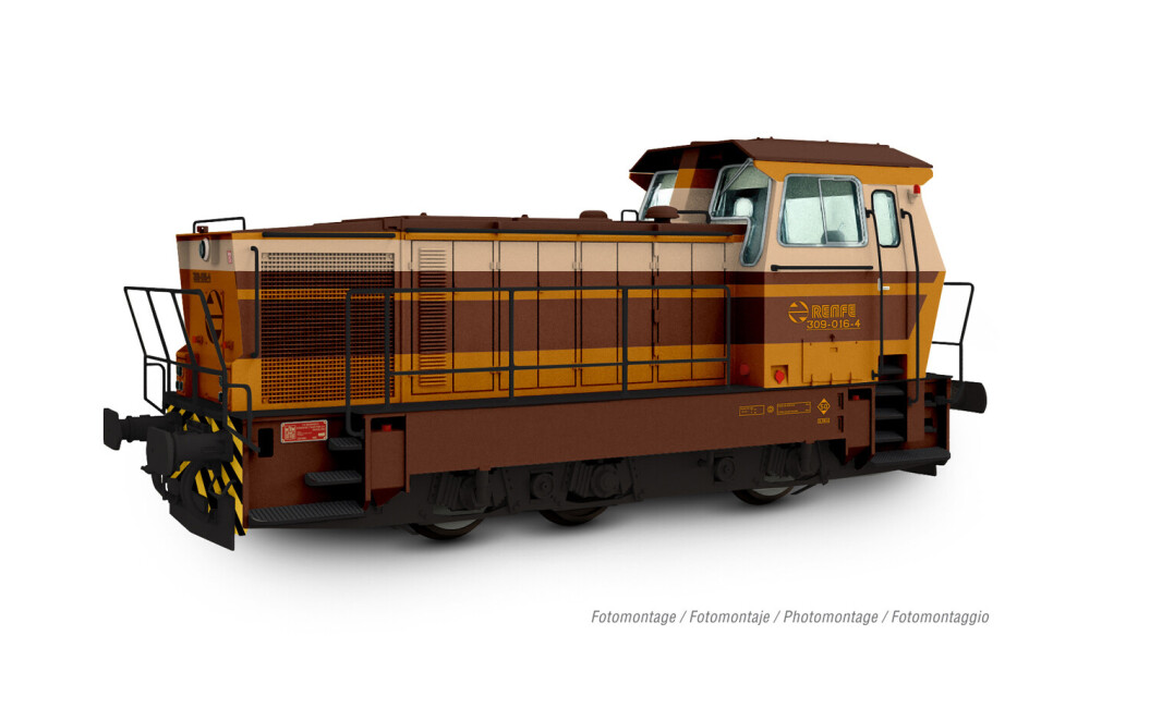 Electrotren HE2012  Diesellok 309 Estrella Lack Ep. IV  RENFE