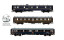 Electrotren HE4027  3er-Set Personenwagen &bdquo;Sud-Expreso&ldquo; (Set &frac12;) Ep. III-IV  CIWL