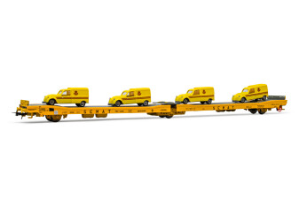 Electrotren HE6035  Autotransportwagen Ladks mit 4 Citronen 2CV Correos Ep. IV  RENFE