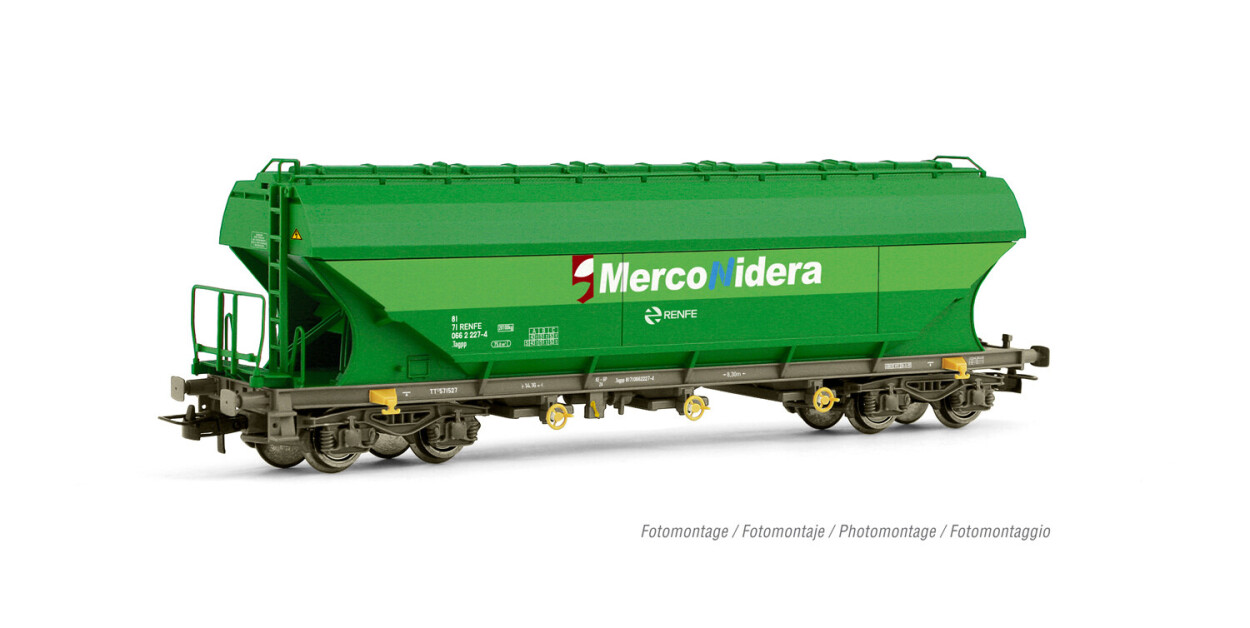 Electrotren HE6047  Schwenkdachwagen „Merconidera" Ep. V  RENFE