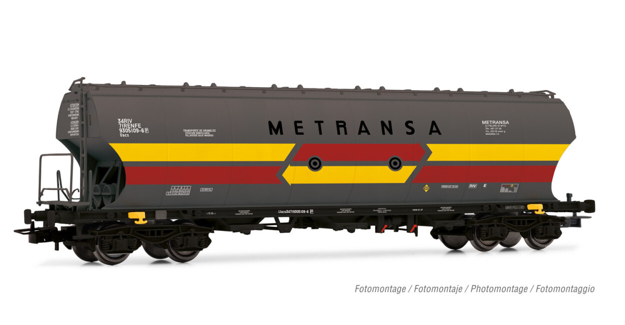 Electrotren HE6048  Schwenkdachwagen Uacs „Metransa" Ep. IV  RENFE