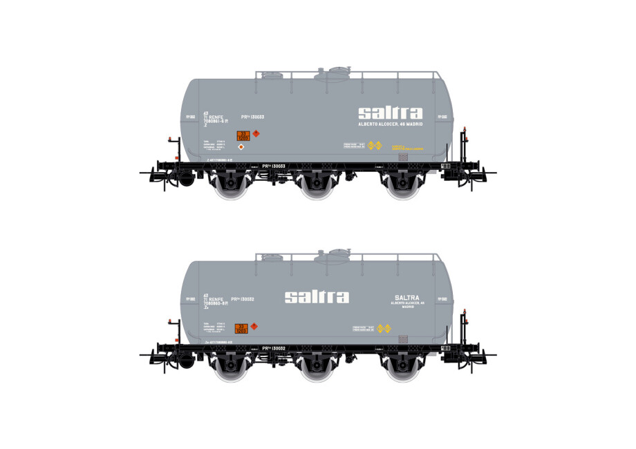 Electrotren HE6051  2er-Set Tankwagen Savesa Ep. IV  RENFE