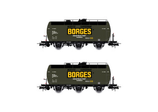 Electrotren HE6052  2er-Set Tankwagen Borges Ep. III  RENFE