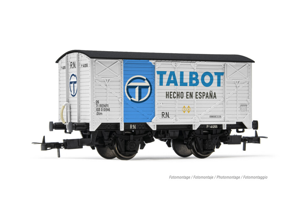 Electrotren HE6056  Gedeckter Güterwagen Talbot Ep. III  RENFE