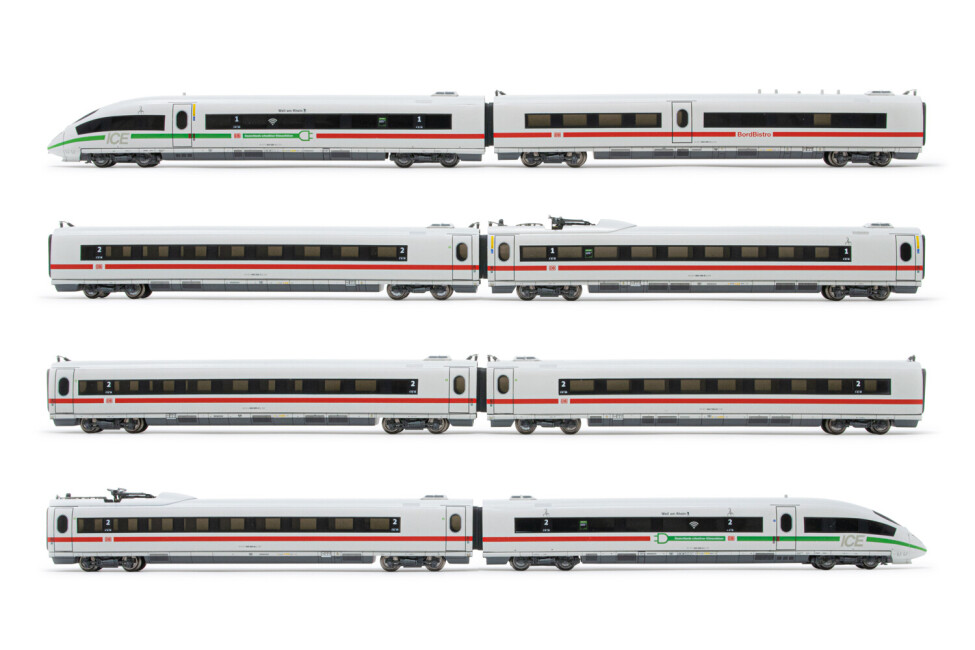 Arnold HN2528  E-Triebzug ICE 4320 Klimaschützer grün-roter Steifen 8-teilig Ep. VI  DB AG