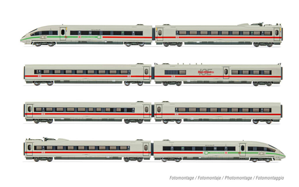 Arnold HN2528S  E-Triebzug ICE 4320 Klimaschützer grün-roter Steifen 8-teilig Ep. VI  DB AG Sound