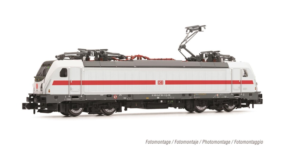 Arnold HN2596D  E-Lok BR 147.5 weiss-rot Ep. VI  DB AG DCC