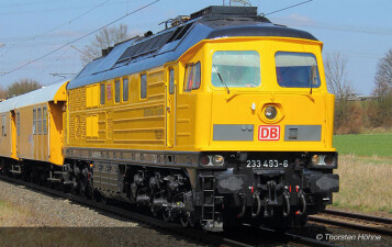 Arnold HN2601  Diesellok BR 233 493-6 DB Bahnbau gelb Ep....