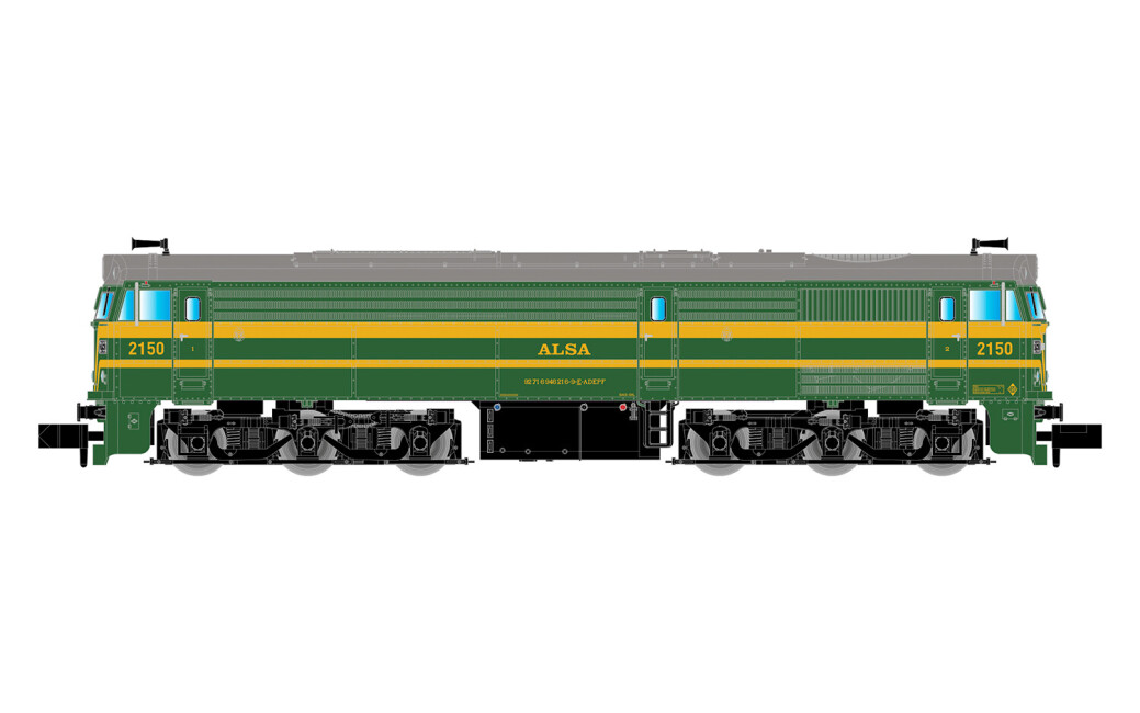 Arnold HN2634  Diesellok 2150 grün-gelb Ep. VI  ALSA