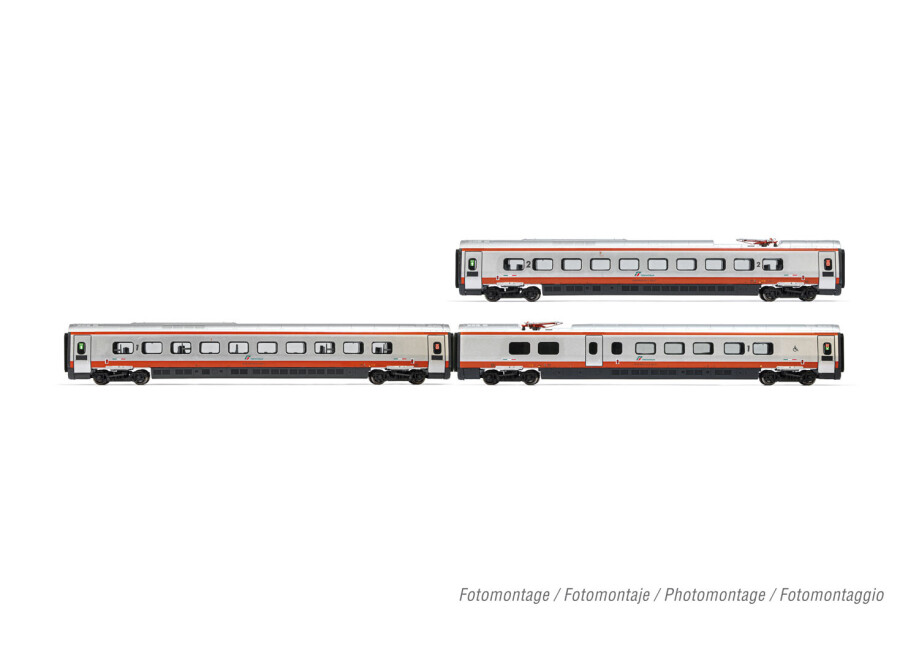 Arnold HN3511  3er-Set Personenwagen ECE Milano-Frankfurt Ep. VI  FS