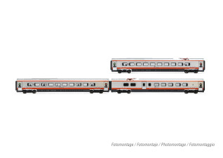 Arnold HN3511  3er-Set Personenwagen ECE Milano-Frankfurt...