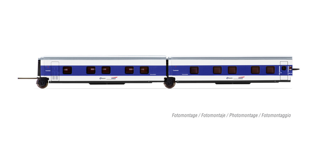 Arnold HN4357  3er-Set Personenwagen Talgo „Francisco de Goya" Erg.-Set Ep. V  SNCF