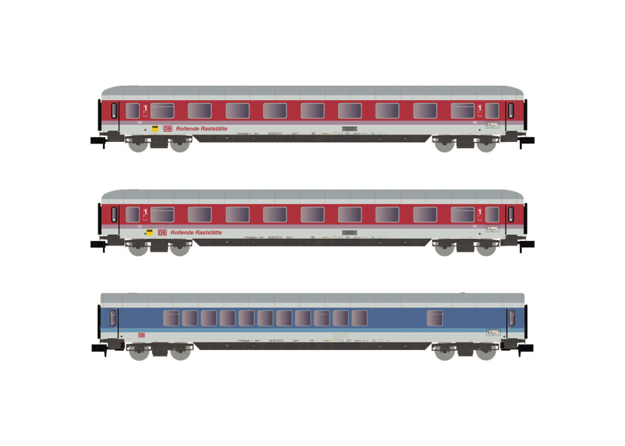 Arnold HN4365  3er-Set Personenwagen „Rollende Raststätte”Ep. V  DB AG