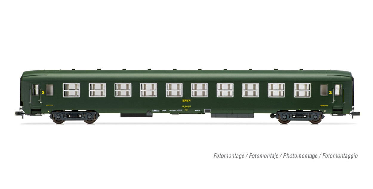 Arnold HN4386  Liegewagen DEV AO B10c10 grün Ep. IV  SNCF