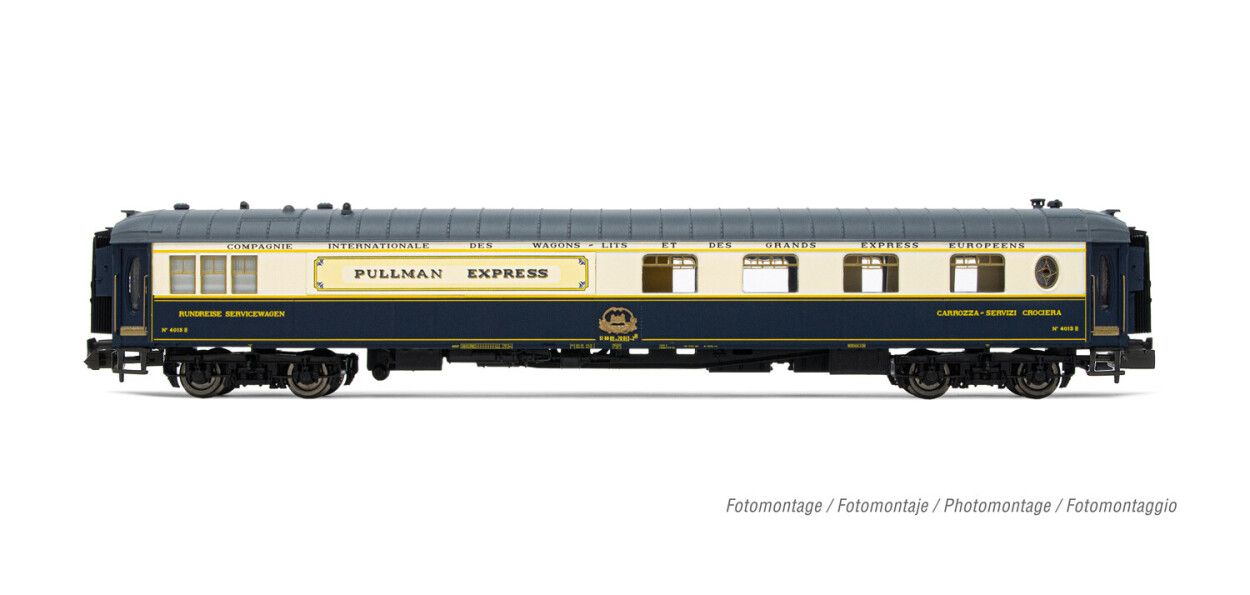 Arnold HN4399  Pullman Express-Personenwagen mit MD-Drehgestellen Ep. IV-V  Interflug