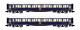 Arnold HN4400  2er-Set Pullman Schlafwagen VSOE &bdquo;Venice Simplon Orient Express&quot; Ep. IV-V  VSOE