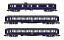 Arnold HN4401  3er-Set Pullman Schlafwagen Lx + Gep&auml;ckwagen &bdquo;Train Bleu&quot; Ep. III  CIWL