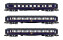 Arnold HN4402  3er-Set Pullman Schlafwagen Lx + Speisewagen &bdquo;Train Bleu&quot; Ep. III  CIWL