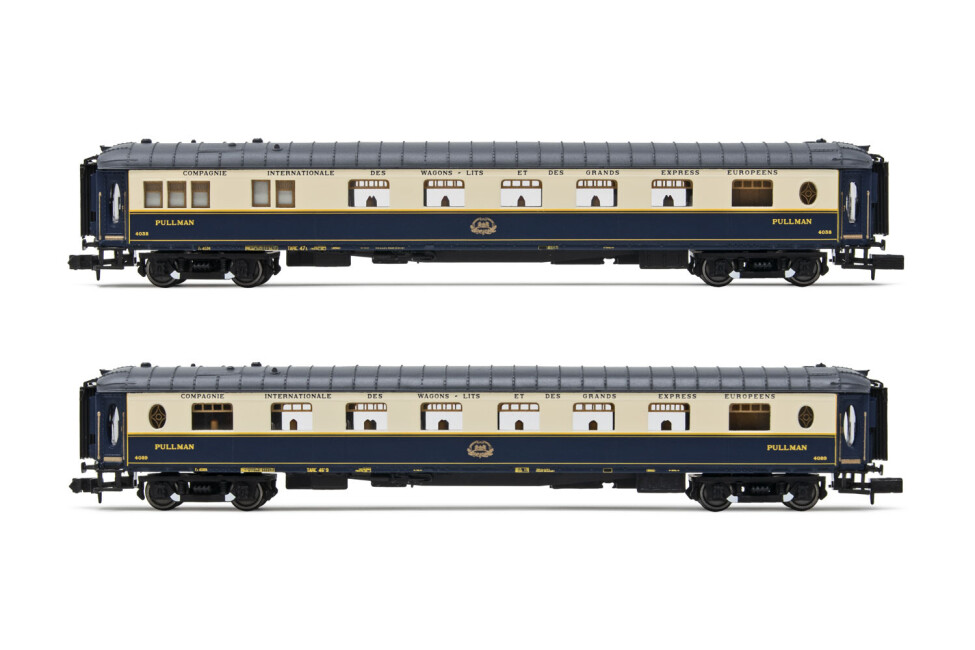 Arnold HN4404  2er-Set Pullman Salonwagen + Speisewagen „Flèche dOr" Ep. III  CIWL