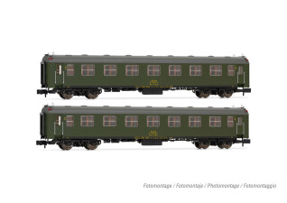 Arnold HN4455  2er-Set Personenwagen 6000 olivgr&uuml;n...