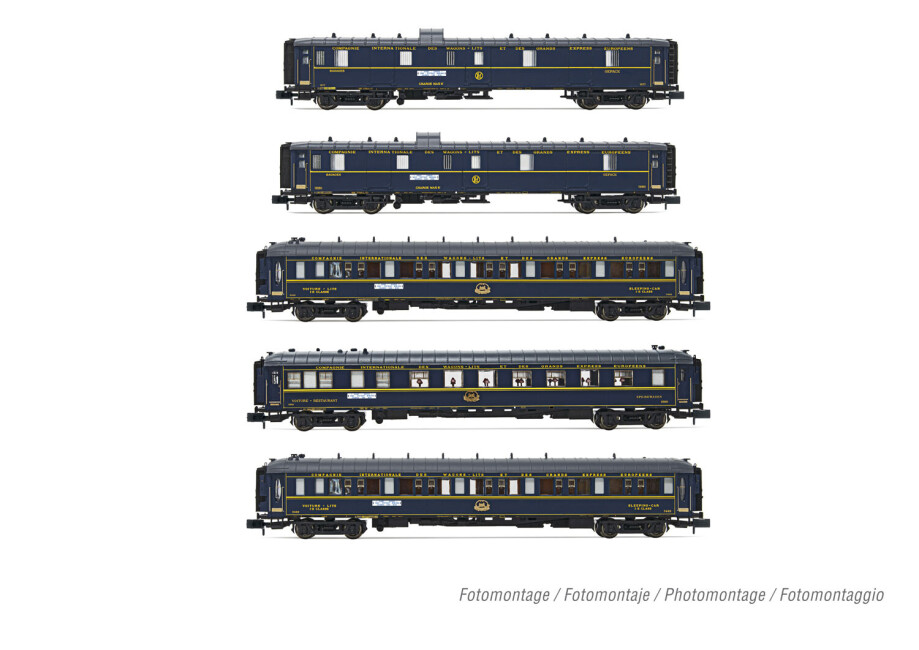 Arnold HN4465  5er-Set Pullman Personenwagen 140 Jahre Orient Express Ep. II  CIWL