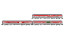 Arnold HN4473  3er-Set Personenwagen Coca-Cola &bdquo;Train de Noel&ldquo; Ep. VI  SNCF
