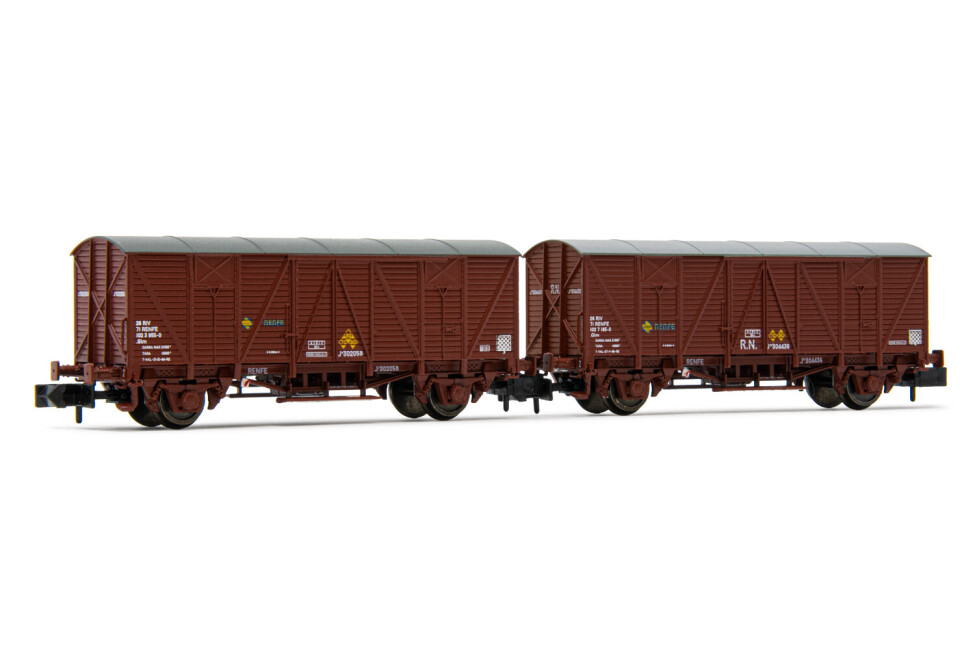 Arnold HN6480  2er-Set Gedeckte Güterwagen Ep. IV  R.N.