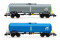Arnold HN6537  2er-Set Kesselwagen gr&uuml;n-grau + hellblau-dunkelblau Ep. VI  ERR
