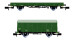 Arnold HN6567  2er-Set G&uuml;terwagen Bahndienst gr&uuml;n  Ep. IV  DR
