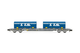 Arnold HN6582  Containerwagen Novatrans Sgss mit 2 Coil-Containern &quot;T.T.S.&quot; Ep. V  SNCF