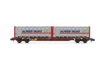Arnold HN6590  Containerwagen Sgnss mit 30 Containern &quot;ALFRED TALKE&ldquo; Ep. VI  FS