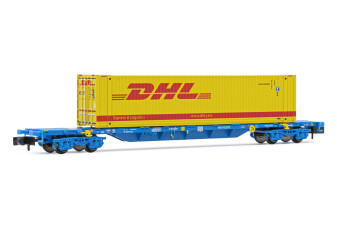 Arnold HN6593  Containerwagen MMC mit 45 Container DHL Ep. VI  RENFE
