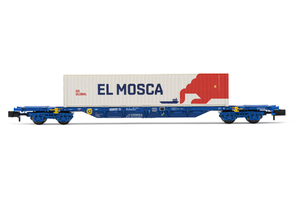 Arnold HN6594  Containerwagen Sgnss mit 45 Container "El Mosca" Ep. VI  COMSA