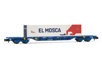 Arnold HN6594  Containerwagen Sgnss mit 45 Container &quot;El Mosca&quot; Ep. VI  COMSA