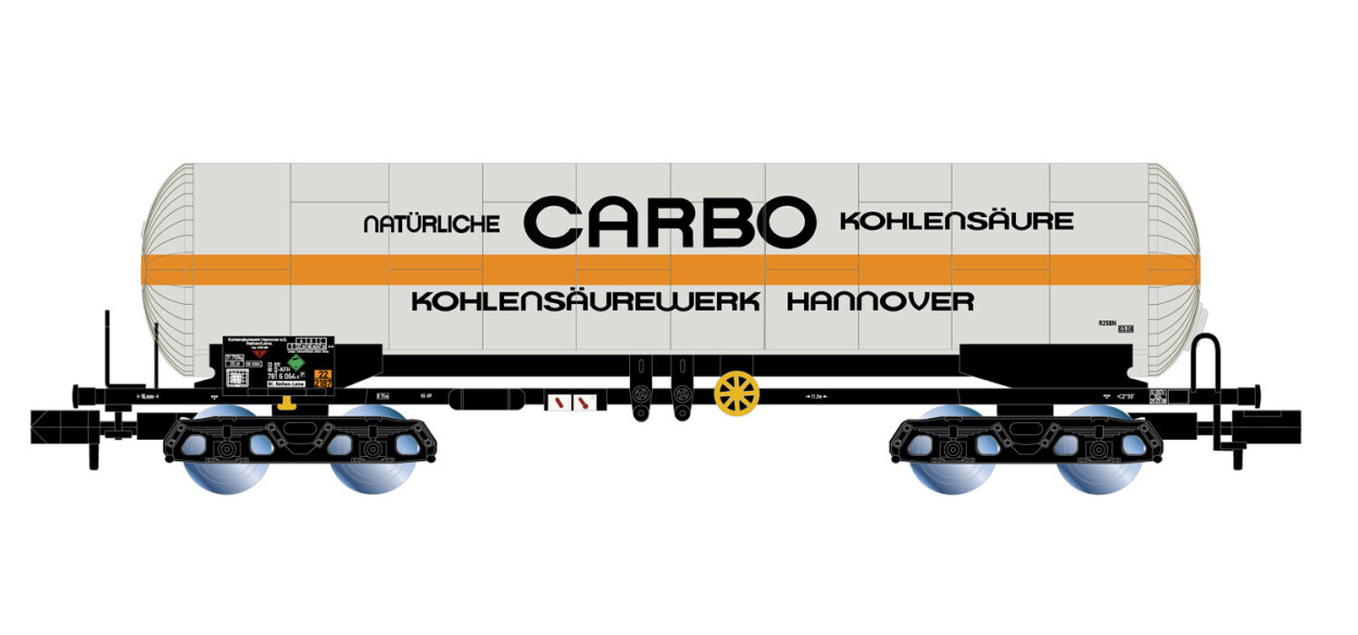 Arnold HN6598  Isolierter Gaskesselwagen „natürliche Carbo Kohlensäure" Ep. V-VI  KFH