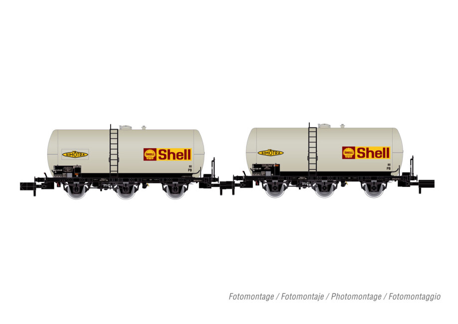 Arnold HN6609  2er-Set Kesselwagen Shell Ep. IV  SNCF