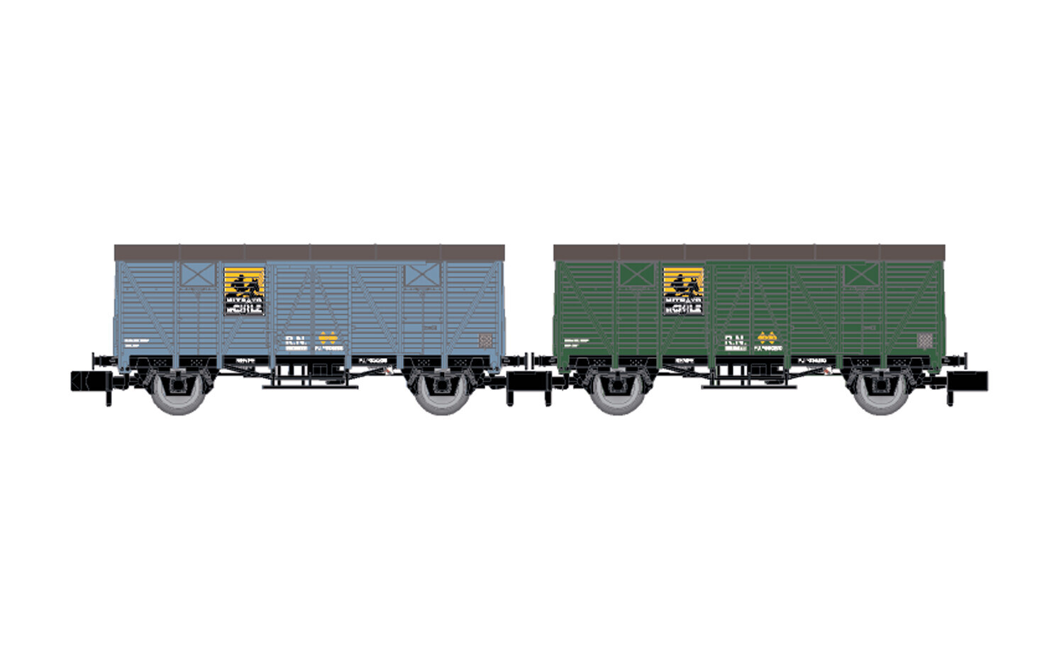 Arnold HN6666 Gedeckter Güterwagen J3 „Nitrato de Chile“ Ep. III RENF ...